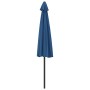Semicircular balcony umbrella with blue aluminum pole 300x155x223 cm by vidaXL, Umbrellas - Ref: Foro24-312505, Price: 65,41 ...