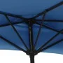 Semicircular balcony umbrella with blue aluminum pole 300x155x223 cm by vidaXL, Umbrellas - Ref: Foro24-312505, Price: 57,37 ...