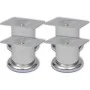 4 Round Sofa Legs 60 mm (Chrome Color) by vidaXL, Chair and sofa supports - Ref: Foro24-242157, Price: 10,45 €, Discount: %