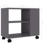 Gray 70x35x55 cm engineered wood side table by vidaXL, Side tables - Ref: Foro24-802122, Price: 35,13 €, Discount: %