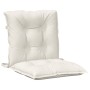 Low back chair cushions 6 units cream melange fabric 100x50x7 cm by vidaXL, Cushions for chairs and sofas - Ref: Foro24-40023...
