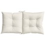 Low back chair cushions 6 units cream melange fabric 100x50x7 cm by vidaXL, Cushions for chairs and sofas - Ref: Foro24-40023...