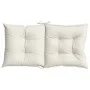 Low back chair cushions 6 units cream melange fabric 100x50x7 cm by vidaXL, Cushions for chairs and sofas - Ref: Foro24-40023...