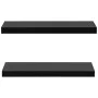 Floating wall shelves 2 units black 60x20x3.8 cm by vidaXL, Shelves and shelves - Ref: Foro24-288201, Price: 49,33 €, Discoun...