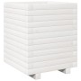 Solid white pine wood planter 40x40x49.5 cm by vidaXL, Pots and planters - Ref: Foro24-3282510, Price: 112,06 €, Discount: %