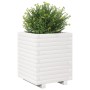 Solid white pine wood planter 40x40x49.5 cm by vidaXL, Pots and planters - Ref: Foro24-3282510, Price: 112,06 €, Discount: %