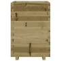Impregnated pine wood planter 50x50x72.5 cm by vidaXL, Pots and planters - Ref: Foro24-3282578, Price: 166,96 €, Discount: %