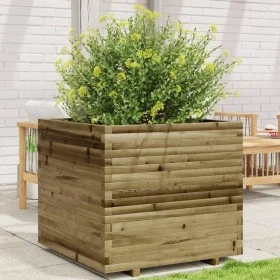 Impregnated pine wood planter 80x80x72 cm by vidaXL, Pots and planters - Ref: Foro24-3282628, Price: 260,88 €, Discount: %