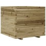 Impregnated pine wood planter 80x80x72 cm by vidaXL, Pots and planters - Ref: Foro24-3282628, Price: 264,23 €, Discount: %