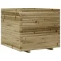 Impregnated pine wood planter 80x80x72 cm by vidaXL, Pots and planters - Ref: Foro24-3282628, Price: 260,66 €, Discount: %
