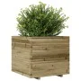 Impregnated pine wood planter 80x80x72 cm by vidaXL, Pots and planters - Ref: Foro24-3282628, Price: 260,66 €, Discount: %