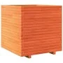 Pflanzgefäß aus massivem, wachsbraunem Kiefernholz, 70 x 70 x 72 cm von vidaXL, Töpfe und Pflanzgefäße - Ref: Foro24-3282621,...