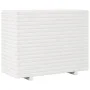 Jardinera de madera maciza de pino blanca 90x40x72 cm de vidaXL, Maceteros y jardineras - Ref: Foro24-3282635, Precio: 236,86...
