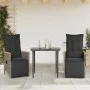 Garden recliners and cushions 2 pcs gray synthetic rattan by vidaXL, Garden chairs - Ref: Foro24-365672, Price: 250,70 €, Dis...