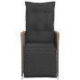Gartenliegen und Kissen 2 Stück graues synthetisches Rattan von vidaXL, Gartenstühle - Ref: Foro24-365672, Preis: 267,79 €, R...