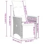 Garden recliners and cushions 2 pcs gray synthetic rattan by vidaXL, Garden chairs - Ref: Foro24-365672, Price: 250,70 €, Dis...