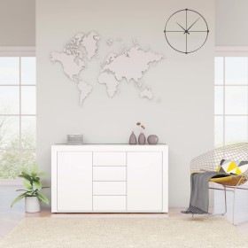 Sideboard aus glänzendem grauem Holzwerkstoff 120x36x69 cm von vidaXL, Sideboards - Ref: Foro24-801847, Preis: 139,69 €, Raba...