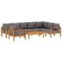 Gartensofa-Set mit Kissen 6-teilig aus massivem Akazienholz von vidaXL, Gartensets - Ref: Foro24-3214864, Preis: 861,19 €, Ra...