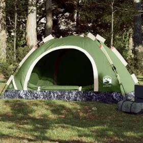 Grünes, schnell zu öffnendes 3-Personen-Zelt von vidaXL, Zelte - Ref: Foro24-4004165, Preis: 62,48 €, Rabatt: %