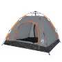 3 person quick opening gray and orange camping tent by vidaXL, tents - Ref: Foro24-4004167, Price: 63,63 €, Discount: %