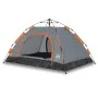 Schnell zu öffnendes Campingzelt in Grau und Orange für 4 Personen von vidaXL, Zelte - Ref: Foro24-4004171, Preis: 91,73 €, R...