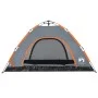 Schnell zu öffnendes Campingzelt in Grau und Orange für 4 Personen von vidaXL, Zelte - Ref: Foro24-4004171, Preis: 91,73 €, R...