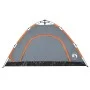Schnell zu öffnendes Campingzelt in Grau und Orange für 4 Personen von vidaXL, Zelte - Ref: Foro24-4004171, Preis: 91,73 €, R...