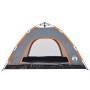 Schnell zu öffnendes Campingzelt in Grau und Orange für 4 Personen von vidaXL, Zelte - Ref: Foro24-4004171, Preis: 88,58 €, R...