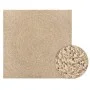 Alfombra ZIZUR apariencia de yute interior exterior 120x120 cm de vidaXL, Alfombras - Ref: Foro24-4006162, Precio: 62,48 €, D...