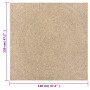 ZIZUR-Teppich in Jute-Optik für drinnen und draußen, 120 x 120 cm von vidaXL, Teppiche - Ref: Foro24-4006162, Preis: 64,08 €,...