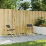 2 Stück klappbare Bistrostühle aus Bambus mit dunkelgrauen Kissen von vidaXL, Gartenstühle - Ref: Foro24-365873, Preis: 118,4...