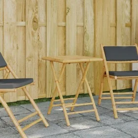 Folding bamboo garden table 55x55x75 cm by vidaXL, Garden tables - Ref: Foro24-365878, Price: 64,02 €, Discount: %