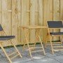 Folding bamboo garden table 55x55x75 cm by vidaXL, Garden tables - Ref: Foro24-365878, Price: 56,92 €, Discount: %