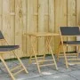 Folding bamboo garden table 55x55x75 cm by vidaXL, Garden tables - Ref: Foro24-365878, Price: 64,02 €, Discount: %