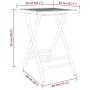 Folding bamboo garden table 55x55x75 cm by vidaXL, Garden tables - Ref: Foro24-365878, Price: 64,02 €, Discount: %
