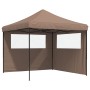 Pop-Up Folding Party Tent with 2 Side Walls Brown by vidaXL, Tents and gazebos - Ref: Foro24-4004925, Price: 146,89 €, Discou...