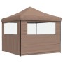 Pop-Up Folding Party Tent with 2 Side Walls Brown by vidaXL, Tents and gazebos - Ref: Foro24-4004925, Price: 146,89 €, Discou...