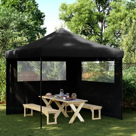 Pop-Up Folding Party Tent with 2 Black Side Walls by vidaXL, Tents and gazebos - Ref: Foro24-4004927, Price: 143,97 €, Discou...