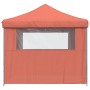 Pop-Up Folding Party Tent 4 Terracotta Side Walls by vidaXL, Tents and gazebos - Ref: Foro24-4004933, Price: 154,73 €, Discou...