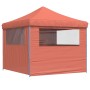 Pop-Up Folding Party Tent 4 Terracotta Side Walls by vidaXL, Tents and gazebos - Ref: Foro24-4004933, Price: 154,73 €, Discou...