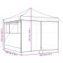 Pop-Up Folding Party Tent 4 Terracotta Side Walls by vidaXL, Tents and gazebos - Ref: Foro24-4004933, Price: 154,73 €, Discou...