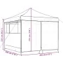 Pop-Up Folding Party Tent 4 Terracotta Side Walls by vidaXL, Tents and gazebos - Ref: Foro24-4004933, Price: 151,06 €, Discou...