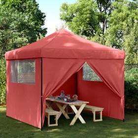 Pop-Up Folding Party Tent 4 Burgundy Side Walls by vidaXL, Tents and gazebos - Ref: Foro24-4004931, Price: 152,50 €, Discount: %