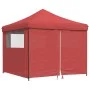 Tienda de fiesta plegable Pop-Up 4 paredes laterales burdeos de vidaXL, Carpas y cenadores - Ref: Foro24-4004931, Precio: 152...