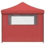 Tienda de fiesta plegable Pop-Up 4 paredes laterales burdeos de vidaXL, Carpas y cenadores - Ref: Foro24-4004931, Precio: 152...