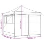 Pop-Up Folding Party Tent 4 Burgundy Side Walls by vidaXL, Tents and gazebos - Ref: Foro24-4004931, Price: 155,42 €, Discount: %