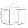 Tienda de fiesta plegable Pop-Up 4 paredes laterales burdeos de vidaXL, Carpas y cenadores - Ref: Foro24-4004931, Precio: 152...