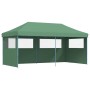 Pop-up-Faltzelt mit 3 Seitenwänden in Grün von vidaXL, Zelte und Pavillons - Ref: Foro24-4004944, Preis: 179,61 €, Rabatt: %
