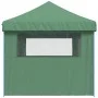 Pop-Up Folding Party Tent with 3 Side Walls Green by vidaXL, Tents and gazebos - Ref: Foro24-4004944, Price: 198,25 €, Discou...