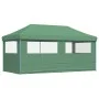 Pop-Up Folding Party Tent with 3 Side Walls Green by vidaXL, Tents and gazebos - Ref: Foro24-4004944, Price: 198,25 €, Discou...